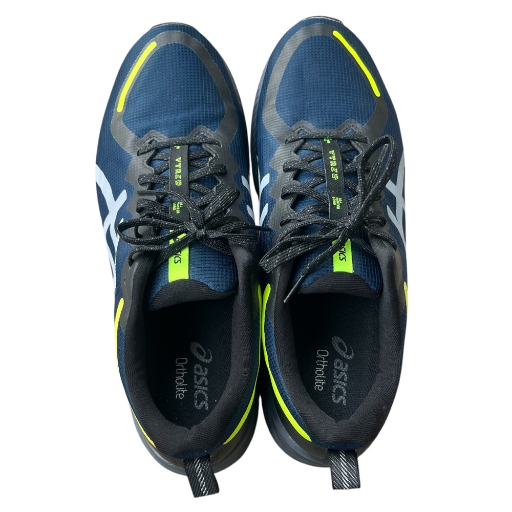 ASICS Men's Gel-Excite 8 All Winter Long Running Shoes Navy Blue Neon Size 13 - Picture 3 of 11